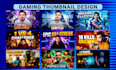 design a professional youtube thumbnail, thumbnail design, gaming thumbnail