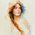 draw handmade watercolor portrait