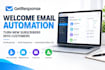 set up getresponse welcome email sequence automation