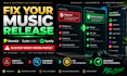 fix distrokid, tunecore, cdbaby, ditto, spotify and music distribution issues