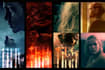 create dramatic cinematic poster and movie key art
