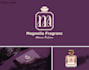 design a perfume logo and packaging label design