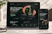 design a high converting startup landing page UI UX