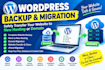 backup and migrate wordpress website to new hosting or domain