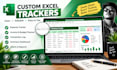 create custom excel spreadsheets, templates and trackers