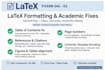 format and typeset your document in latex overleaf professionally