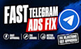 fix telegram ads rejected telegram ad prohibited content get telegram ads active