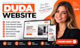 design duda landing page, duda website design duda website builder site redesign
