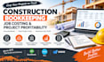 do construction bookkeeping, job costing and project profitability