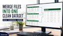 clean, format, and merge your excel or CSV data