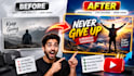 design youtube thumbnails fast