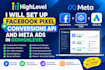 set up facebook pixel, conversions API and meta ads integration in gohighlevel