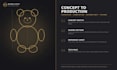create custom plush toy, sewing pattern, reference sheet and tech pack