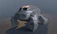 create spacecraft 3d model, spacecraft hard surface model and sci fi game asset