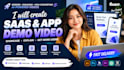 create ai saas demo video explainer video animation