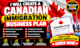 create a canadian immigration business plan