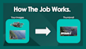 design minimalist and aesthetic youtube thumbnails