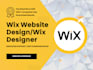 redesign wix website development, wix landing page canva design figma ai to wix