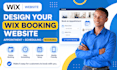 design or redesign wix booking website, appointment scheduling system