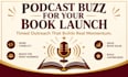build podcast buzz for your book launch