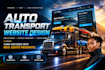 build a wordpress auto transport website and squarespace car shipping website
