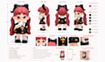 design plushie reference sheet tech pack plush stuffed animal toy character
