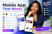 app development app development modern mobile app for android ios using flutter