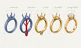 create jewelry design sketch 3d cad rendering stl file engagement ring casting