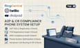 setup ringcentral a2p 10dlc twillio dialpad sms compliance phone system