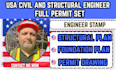 structural engineer permit drawing engineer stamp ohio ca, az, tx, co