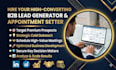 be your b2b linkedin marketing manager and outbound sales closer