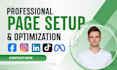 create, optimize your facebook business, instagram and social media pages
