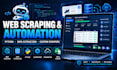 build custom web scraping bots, data scrapers and automation tools