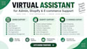 be your virtual assistant for admin, shopify and ecommerce support