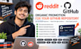 promote your github repository organic via reddit