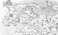 do hand drawn fantasy book map illustration cartography map novel board game map