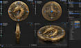 sculpt custom 3d coins, challenge coins and medallions