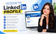 optimize your linkedin profile, write summary, bio and design banner