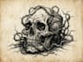 draw detailed dark art illustration