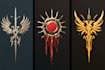 paint a custom fantasy faction crest illustration professionally