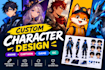 create a unique custom character design for you