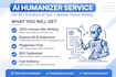 rewrite ai content into human written content
