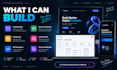 develop a modern responsive react js web application