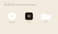 design a modern minimalist logo with brand style guide in canva