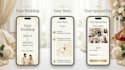 create a beautiful personalized wedding invitation website