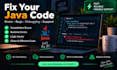 debug and fix your java code
