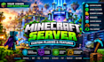 develop an advanced minecraft server with custom plugins and features