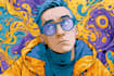 design a psychedelic masterpiece with trippy illustration