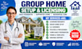 set up group home, adult residential program, licensing, llc