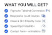 build saas landing page with tailwind css react